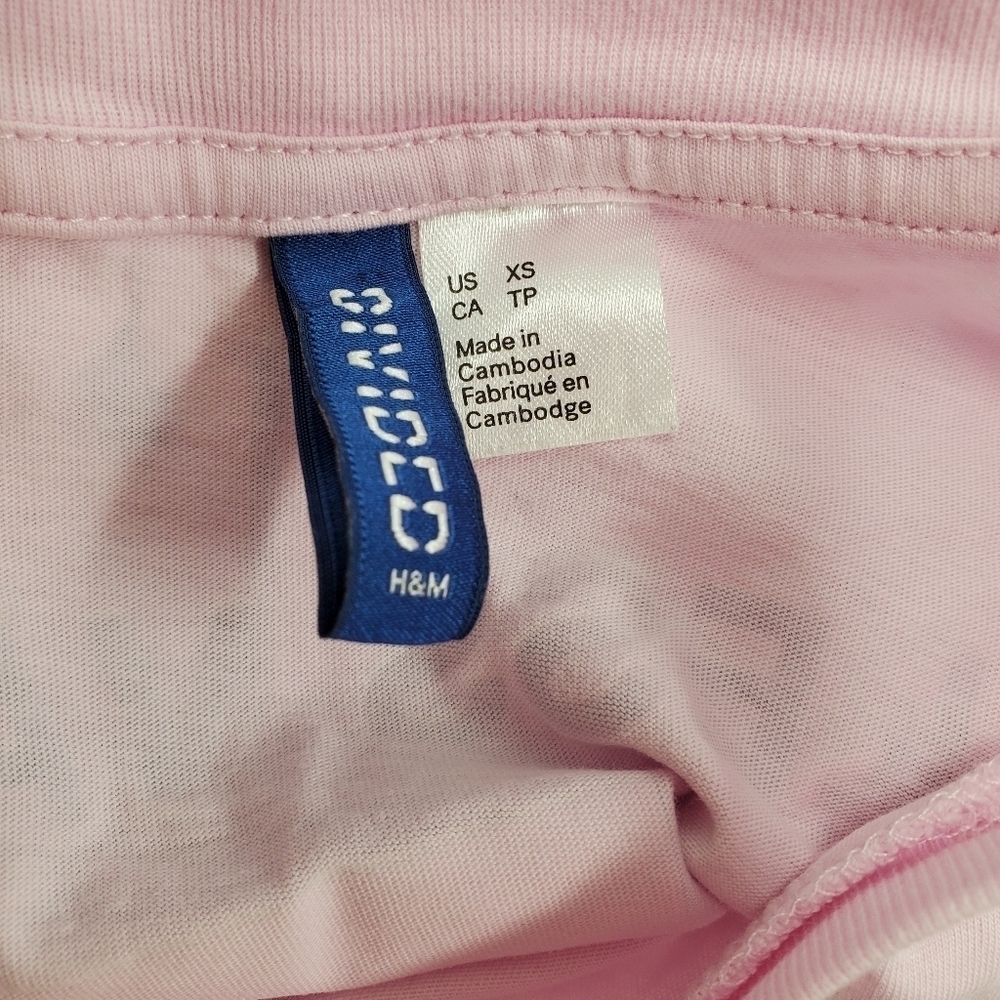 H&M Divided "Endless Vacation" Pink & Blue T-shirt - Picture 3 of 7
